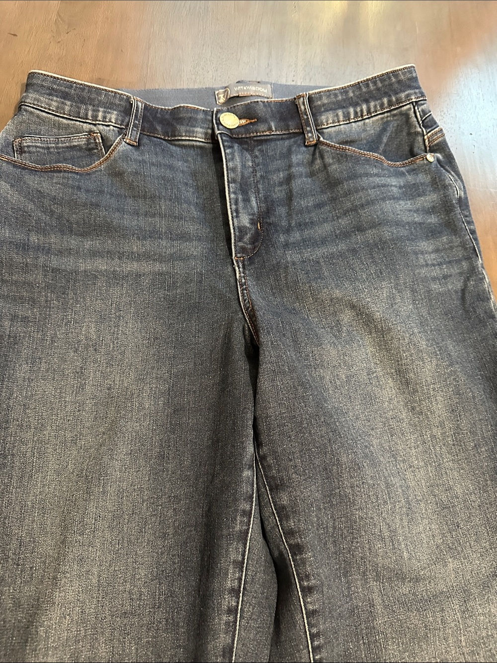 Wit & Wisdom Indigo Straight Leg Women's Jeans